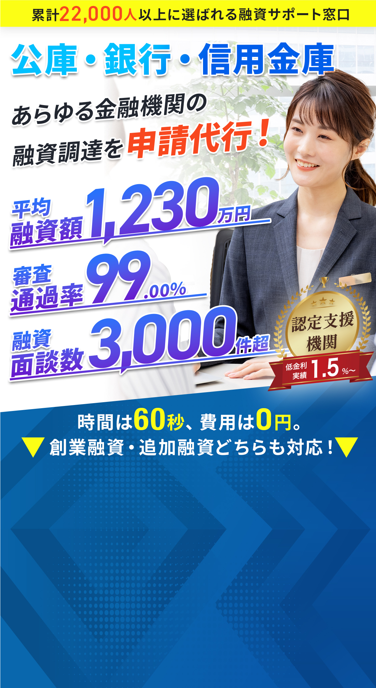 事業計画書作成を完全代行・LINEで無料診断・手付金着手金0円・全国対応/提携先の銀行もご紹介